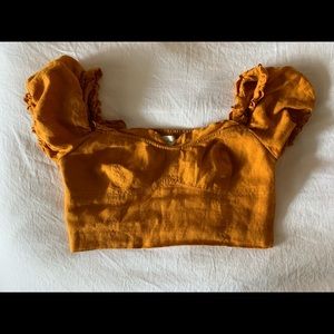 Aritzia Wilfred crop top